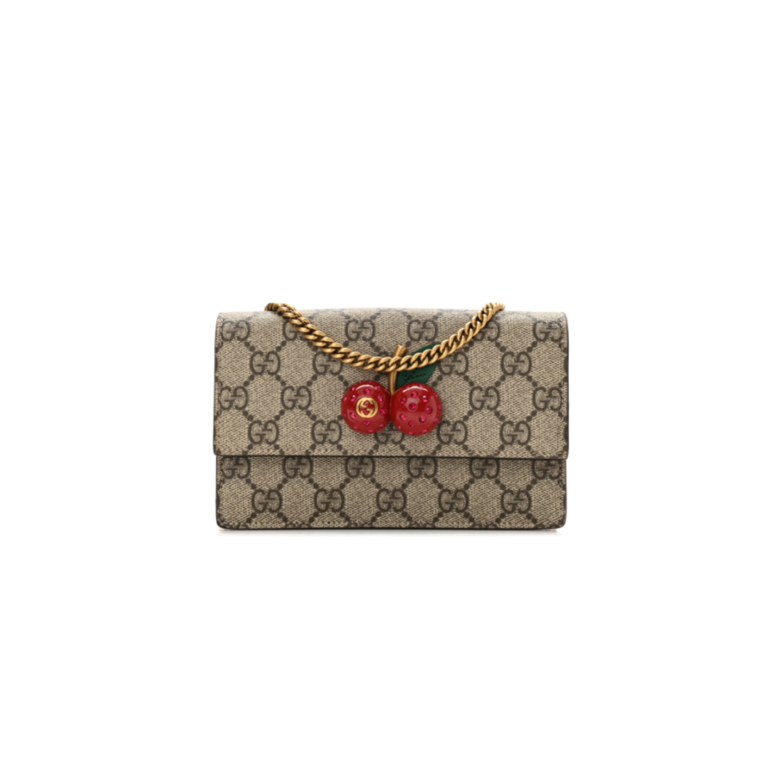 Gvc*1 gg svp*me mini cherry chain bag 481291 (16.5*9*4cm)